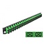 Delock 19″ Splice Box Front Panel 24 port SC Duplex green