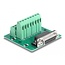 Delock D-Sub 15 pin female to Terminal Block for DIN rail