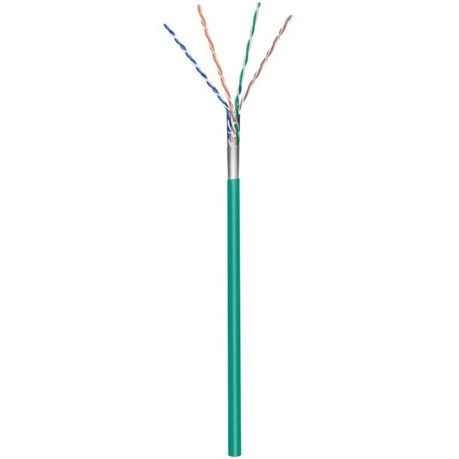 Goobay CAT 5e Network Cable, F/UTP, 100 m, green