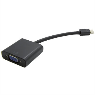 Value VALUE Mini DisplayPort-VGA Adapter, Mini DP Male - VGA Female