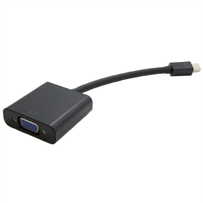 VALUE Mini DisplayPort-VGA Adapter, Mini DP Male - VGA Female