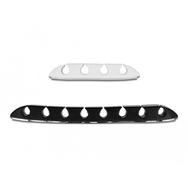 Delock Cable holder trapezoid self-adhesive combo set 10 pieces black / white