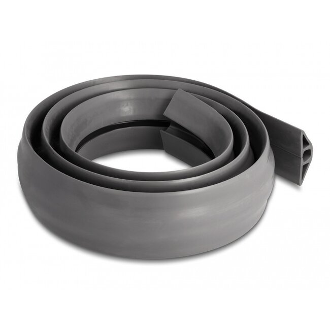Delock PVC Cable Duct flexible 50 x 13 mm - length 1.5 m grey