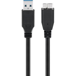 Goobay Goobay USB 3.0 SuperSpeed Cable, Black 1.8 m