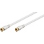 Goobay SAT Antenna Cable (80 dB), Double Shielded 7.5 m