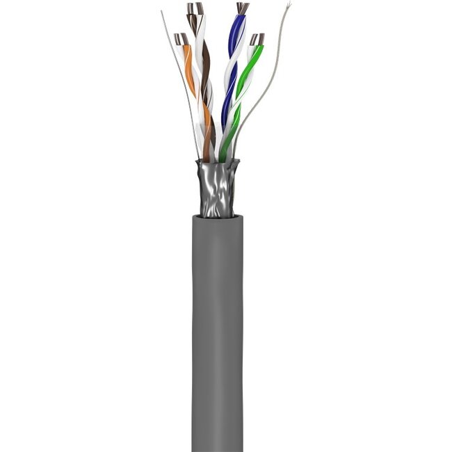 Goobay CAT 5e Network Cable, F/UTP, grey 305 m