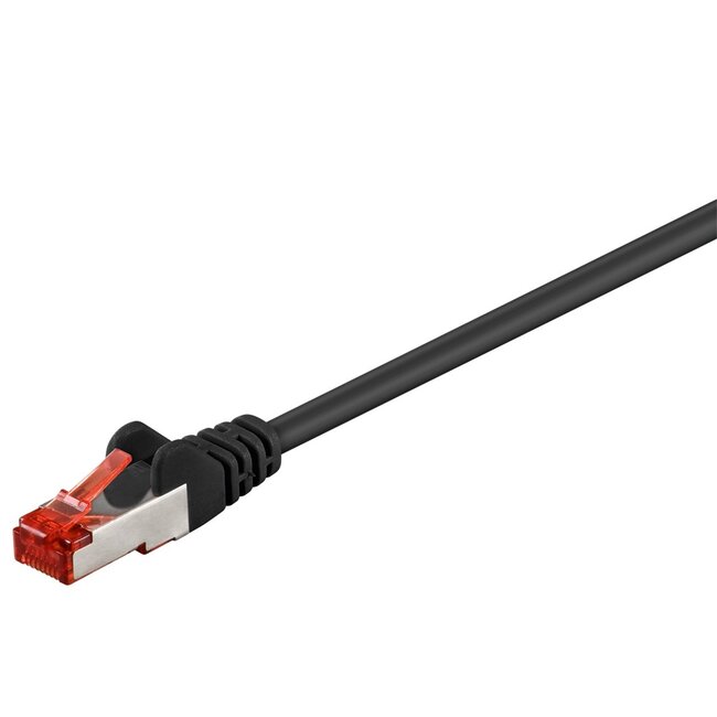 Goobay CAT 6 Patch Cable, S/FTP (PiMF), black 1.5 m