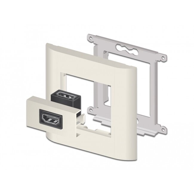 Delock Easy 45 HDMI Module angled 90° 22.5 x 45 mm