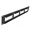 Delock Easy 45 19″ Patch Panel cut-out 4 x 90.5 x 45.2 mm, 2U, black