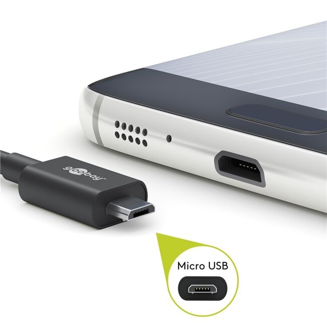 Goobay Micro-USB Fast-Charging and Sync Cable