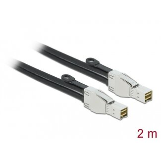 DeLOCK Delock PCI Express Cable Mini SAS HD SFF-8674 to SFF-8674 2 m