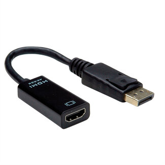 Value VALUE DisplayPort - HDMI Adapter, v1.2, DP Male - HDMI Female