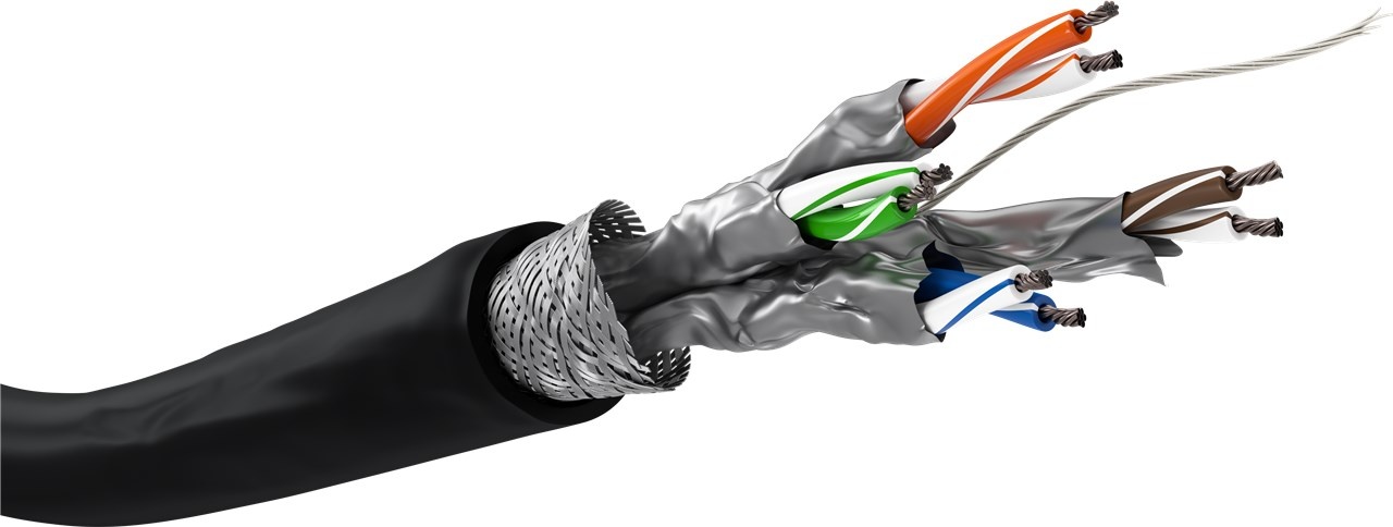 CAT 6 S/FTP buitenkabel op rol - 100 meter - Patch - PIMF - CCA - UTP Kabel - Ethernet kabel - Internetkabel