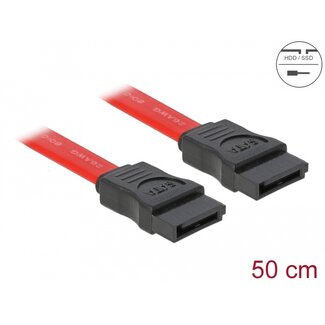DeLOCK Delock SATA 3 Gb/s Cable 50 cm red
