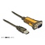 Delock Adapter USB 2.0 Type-A male > 1 x Serial RS-232 DB9 extended temperature range