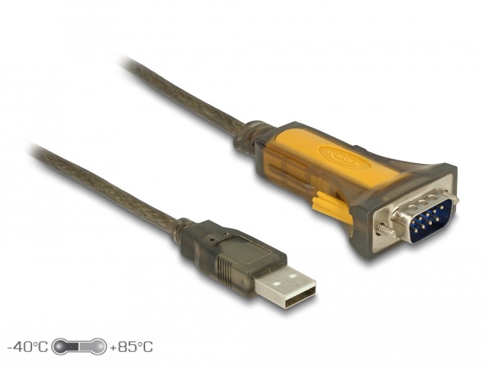 DeLOCK 65840. Kleur van het product: Zwart, Geel, Snoerlengte: 1,5 m, Aansluiting 1: USB 2.0 Type-A