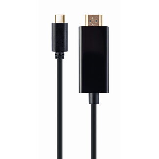 Cablexpert USB-C naar HDMI kabel, 4K 30 Hz, 2 m, zwart