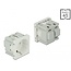 Delock Easy 45 Grounded Power Socket 45 x 45 mm