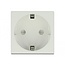 Delock Easy 45 Grounded Power Socket 45 x 45 mm