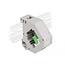 Delock DIN rail Adapter with Keystone SC Simplex female to SC Simplex female green