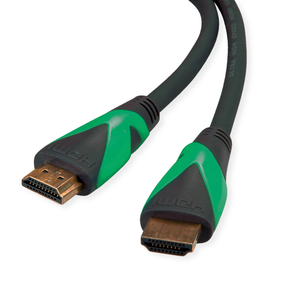 ROLINE GREEN ATC 8K HDMI Ultra HD Kabel met Ethernet, M/M, zwart, 3 m