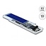 Delock External Enclosure for M.2 NVME PCIe SSD with USB Type-C™ female transparent