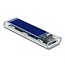 Delock External Enclosure for M.2 NVME PCIe SSD with USB Type-C™ female transparent