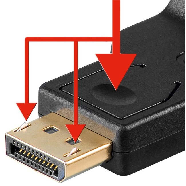 Goobay DisplayPort™-to-VGA Adapter 1.1, 0.15 m