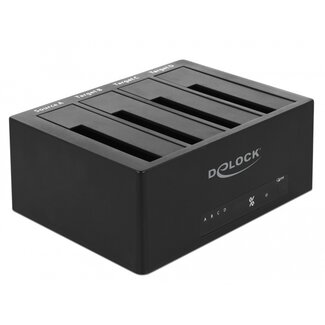 DeLOCK Delock SuperSpeed USB 5 Gbps Docking Station for 4 x SATA HDD / SSD with Clone Function