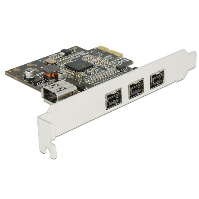 Delock PCI Express Card > 3 x external FireWire B + 1 x internal FireWire A