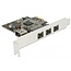 Delock PCI Express Card > 3 x external FireWire B + 1 x internal FireWire A