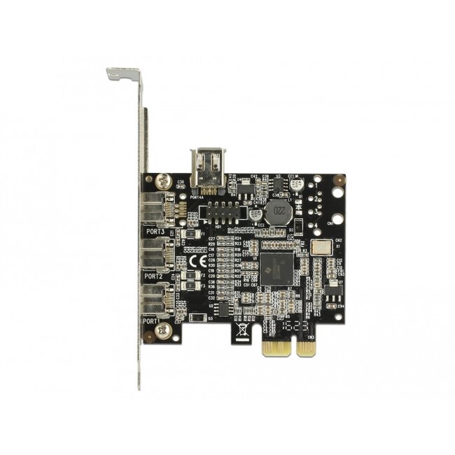Delock PCI Express Card > 3 x external FireWire B + 1 x internal FireWire A
