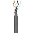 Goobay CAT 5e network cable, SF/UTP, grey 100 m