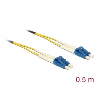 DeLOCK Delock Cable Optical Fibre LC > LC Singlemode OS2 0.5 m