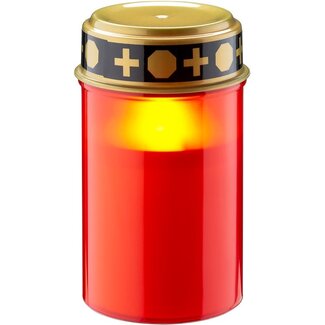 Goobay Goobay LED Grave Candle, red