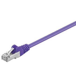 Goobay Goobay CAT 5e Patch Cable, SF/UTP, violet 1.5 m