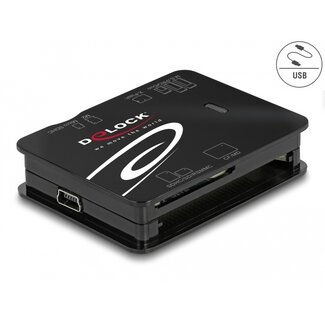 DeLOCK Delock USB 2.0 Card Reader for CF / SD / Micro SD / MS / xD / M2 memory cards