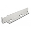 Delock 19″ Mounting bracket adjustable length 368 - 600 mm for network cabinet 1U grey 2 pieces