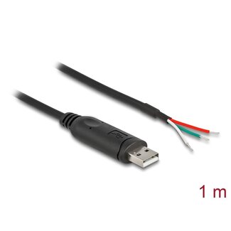 DeLOCK Delock Adapter Cable USB 2.0 Type-A to Serial RS-485 with 3 x open wire ends 1 m