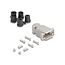 Delock D-Sub Housing for 9 pin male / female with rubber seals