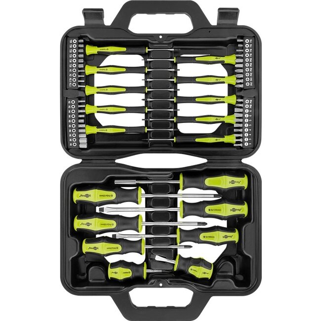 Goobay 58-Piece Precision Screwdriver Case