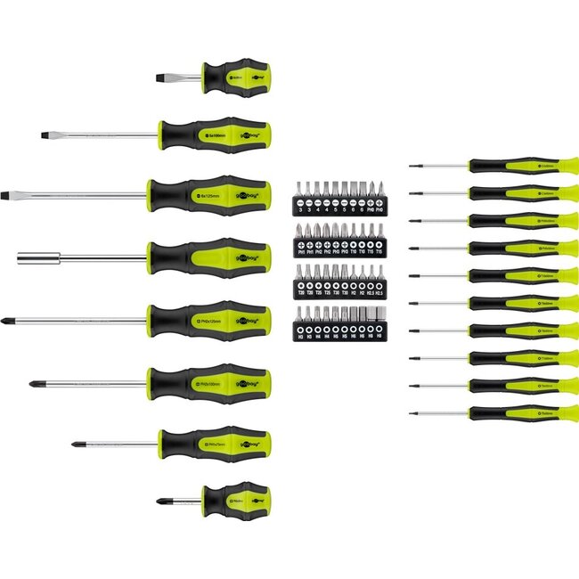 Goobay 58-Piece Precision Screwdriver Case