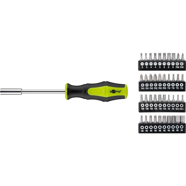 Goobay 58-Piece Precision Screwdriver Case