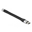 Delock FPC Flat Ribbon Cable USB Type-C™ to Stereo jack 10 cm