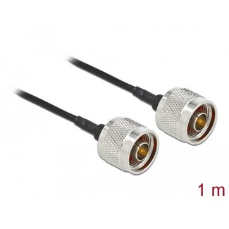 DeLOCK Delock Antenna Cable N plug to N plug LMR/CFD100 1 m low loss