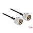 Delock Antenna Cable N plug to N plug LMR/CFD100 1 m low loss