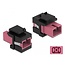 Delock Keystone Module SC Simplex female to SC Simplex female violet / black