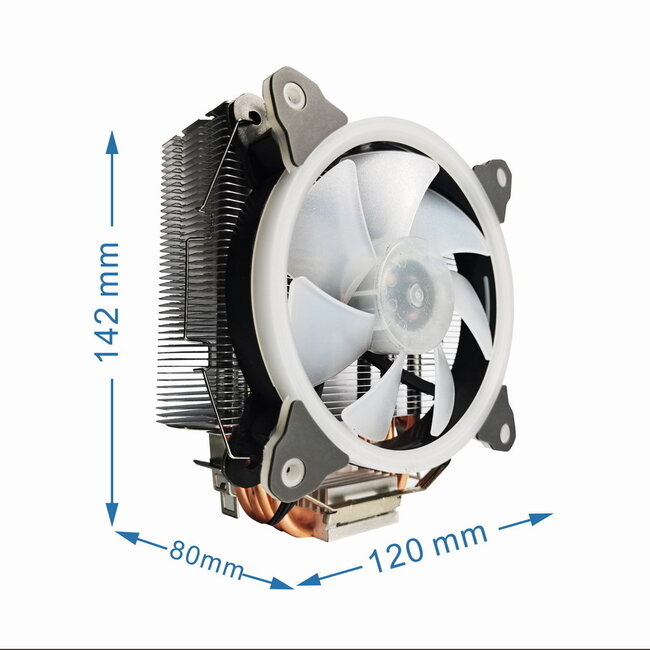 CPU koelventilator, 12 cm, 150 W, 4 pin