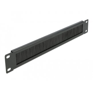 DeLOCK Delock 19″ Cable Management Brush Strip 1U black