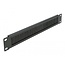 Delock 19″ Cable Management Brush Strip 1U black